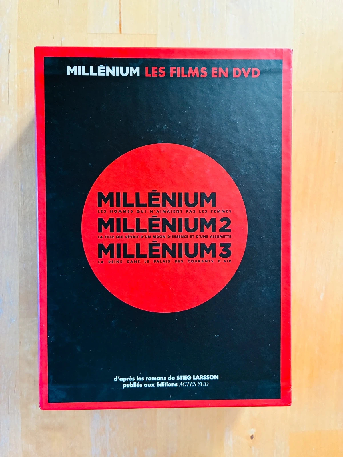 Coffret DVD trilogie Millenium.